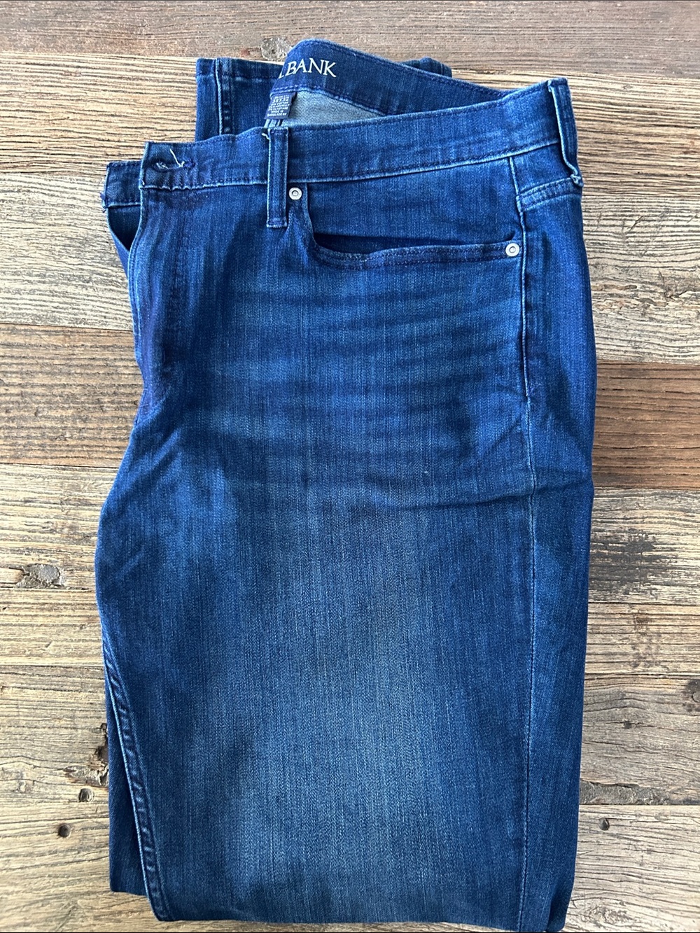 Joseph A Bank Men's Slim Jeans in Deep Blue Denim